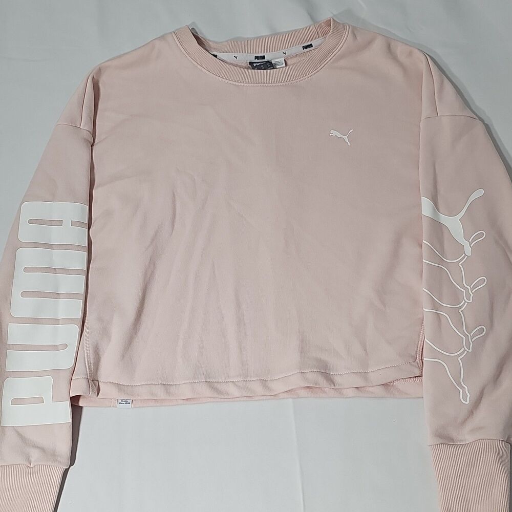 Cropped Puma Crewneck Sweatshirt XL